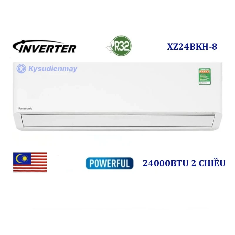 Điều Hòa Panasonic 24000BTU 2 Chiều Inverter Cao Cấp XZ24BKH-8